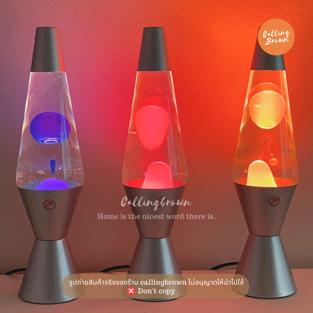 callingbrown [🌋พร้อมส่ง🌋]  Lava lamp โคมไฟ ลาวา ใหญ่ โคมไฟเดอะซิม