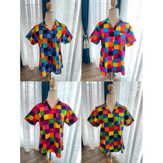 รีสต็อกอีกครั้ง‼️ ตามคำเรียกร้อง เสื้อแหยม เสื้อเชิ้ตมะริงกิ…