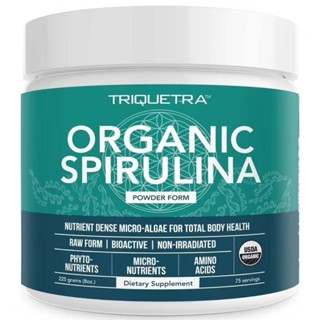 ✨️พร้อมส่ง✨️Organic Spirulina Powder (75 Servings - 8 oz.)