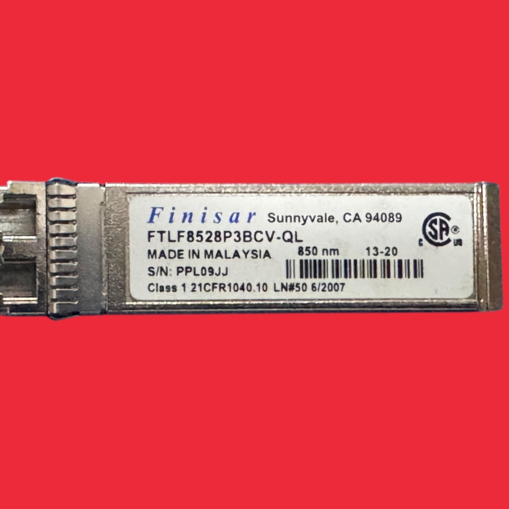 Finisar FTLF8528P3BCV 8G SW FC SFP+ Transceiver Module