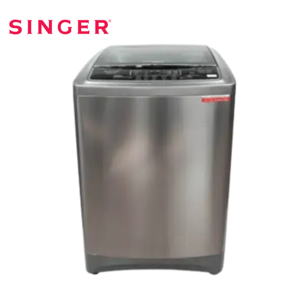 [พร้อมส่ง]Singer Washing machine เครื่องซักผ้าแบบอัตโนมัติฝาบน 15kg รุ่นSAW-915 ประกัน1ปี+กล่องหยอดเ