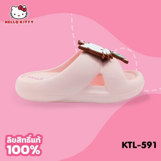Hello Kitty รองเท้าแตะ รองเท้าสำหรับเด็กเนื้อนุ่มลายการ์ตูน KittyและMyMelody รุ่นKTL-591,MM-094