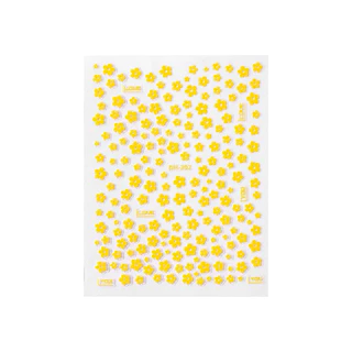 สติกเกอร์ดอกไม้สีๆ ตกแต่งหน้าเล็บ สินค้าพร้อมส่ง