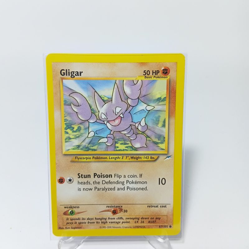 Gligar 67/105 - Neo Destiny - Rare Vintage Pokémon Card