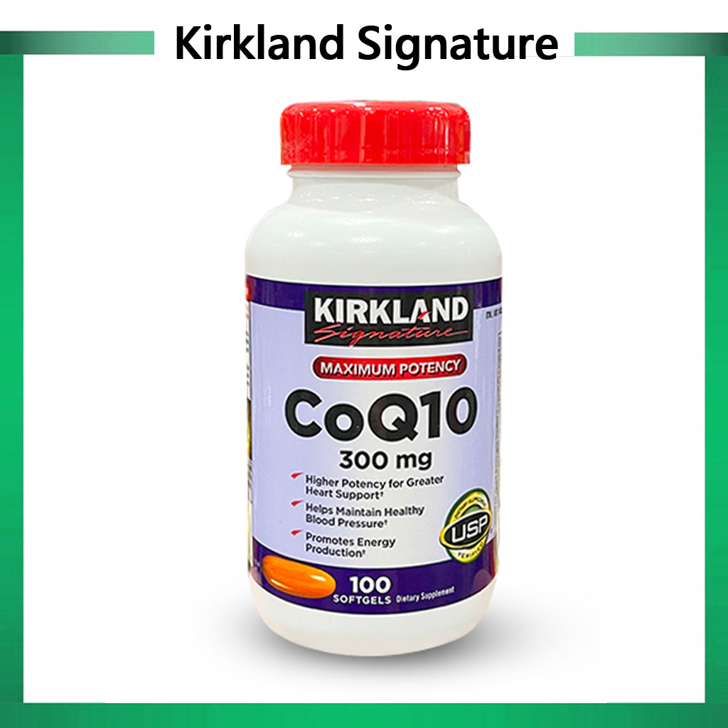 (Exp.06/2027)Kirkland Signature CoQ10 300 mg 100 Softgels