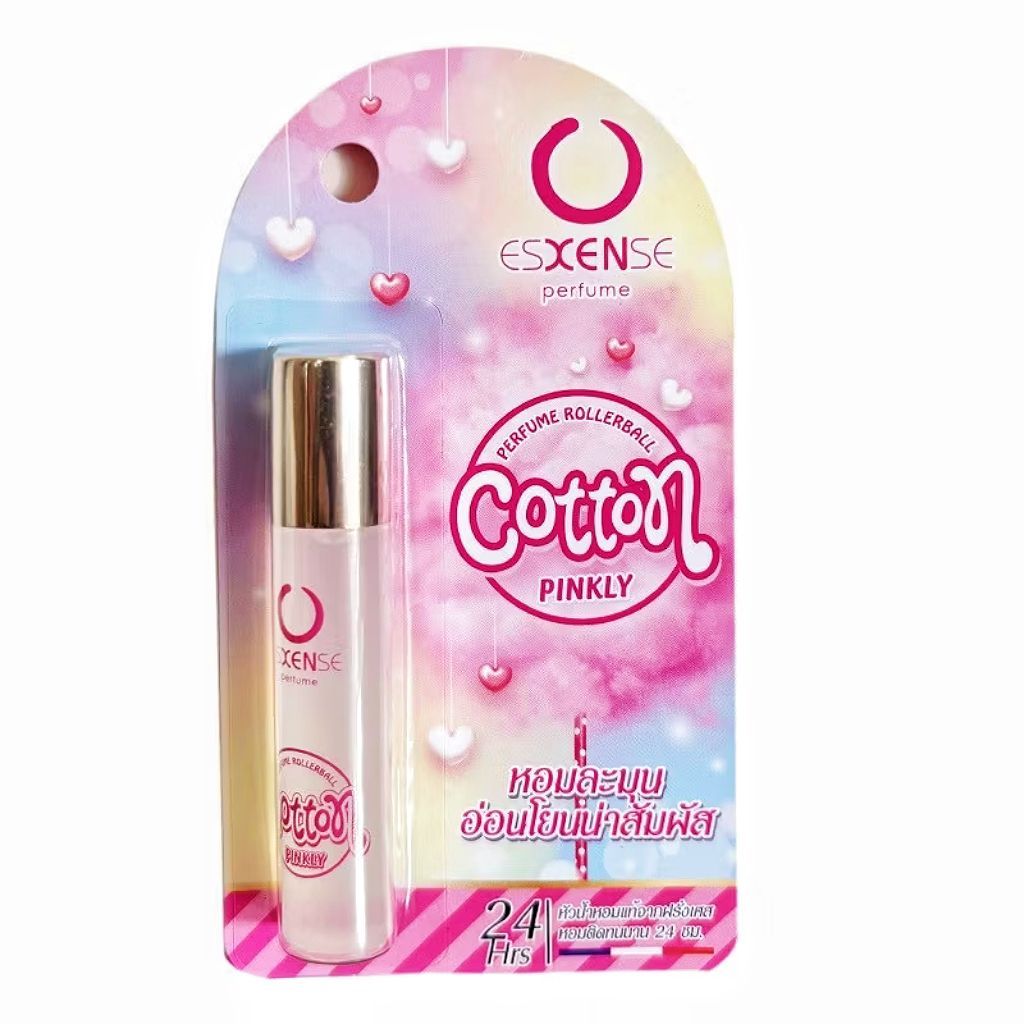 ESXENSE Cotton Pinkly น้ำหอมเอสเซนส์ กลิ่นคอตตอน (3 ml.) หัวลูกกลิ้ง น้ำหอมEsxense น้ำหอมเซเว่น7-11