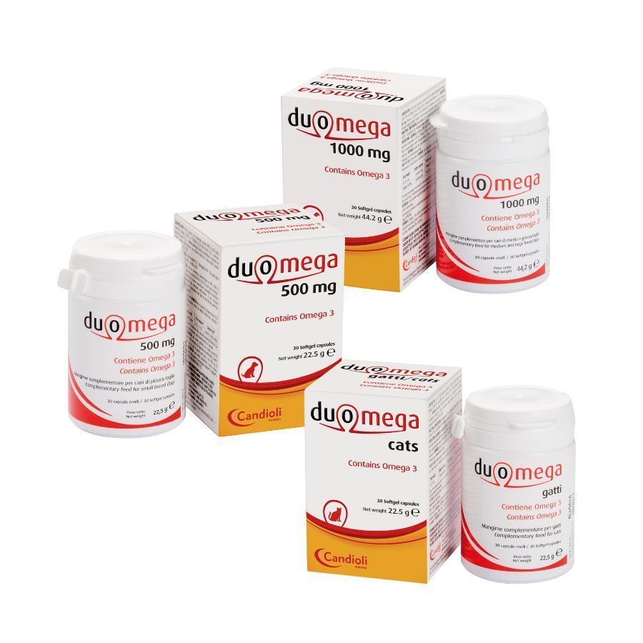 Duomega  อาหารเสริมสำหรับสุนัขและแมว ผลิตภัณฑ์เสริมอาหาร Omega-3