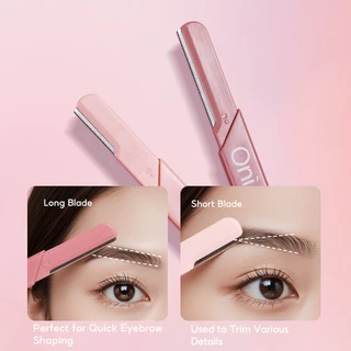 Oni Double-ended Eyebrow Razor (2pcs) Painless Facial Hair Remover + Precision Brow Shaper มีดโกนขนคิ้ว ไม่เจ็บ