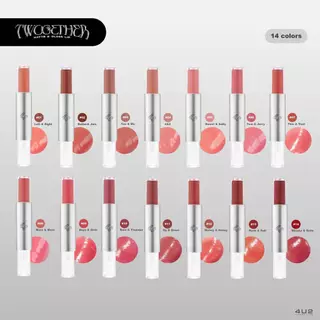 ถูก/แท้/มีไลฟ์ ลิป 4U2 Twogether Matte&Gloss Lip ลิปดูโอ้ ลิปกระจก เนื้อกลอส เนื้อแมท ปากฉ่ำ ฉ่ำวาว อวบอิม ติดทนยาวนาน