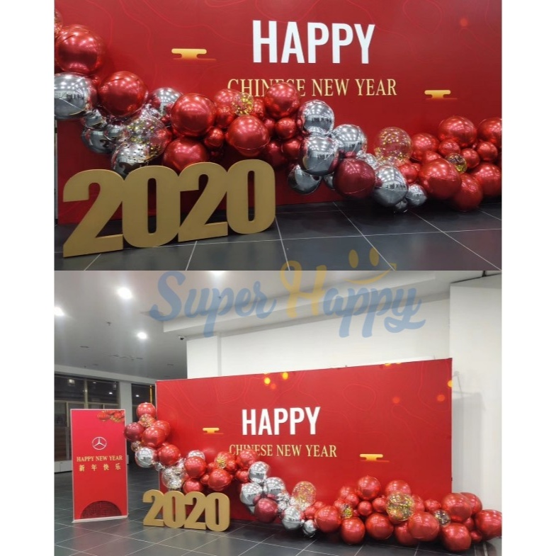 ลูกโป่งฟอยล์โลหะ 4D balloon [ ขนาด 10,15,18 , 22 , 32 นิ้ว ] สําหรับตกแต่งงานปาร์ตี้วันเกิด - รูปที่ 7