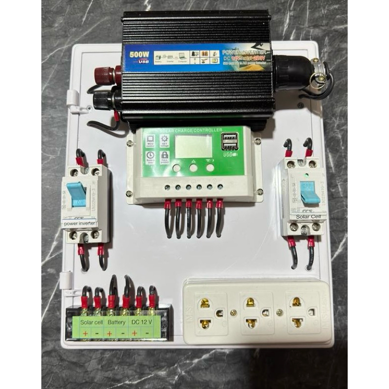 ชุดนอนนาโซล่าเซลล์ 1000W 12V (เฉพาะชุดคอนโทรลชาร์จ) โซล่าเซลล์ ชุดนอนนาพร้อมใช้ ชุดคอนโทรลชาร์จเจอร์