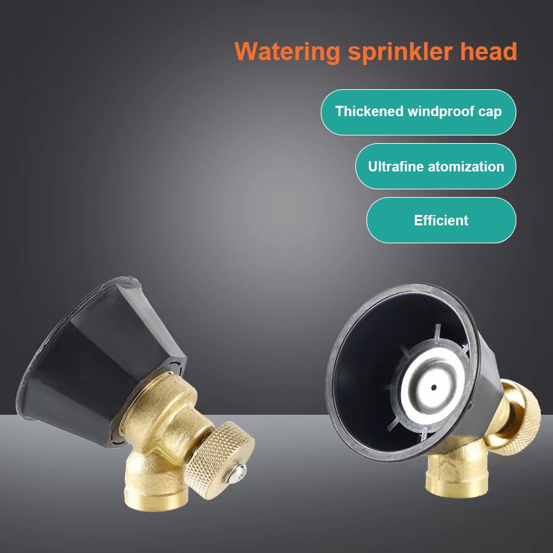 🏠 หัวพ่นยา รุ่นมินิ หัวพ่นละออง หัวพ่นยาทองเหลือง ปรับละอองได้ สำหรับต่อก้านพ่นยา High Pressure Brass Fog Misting - รูปที่ 2