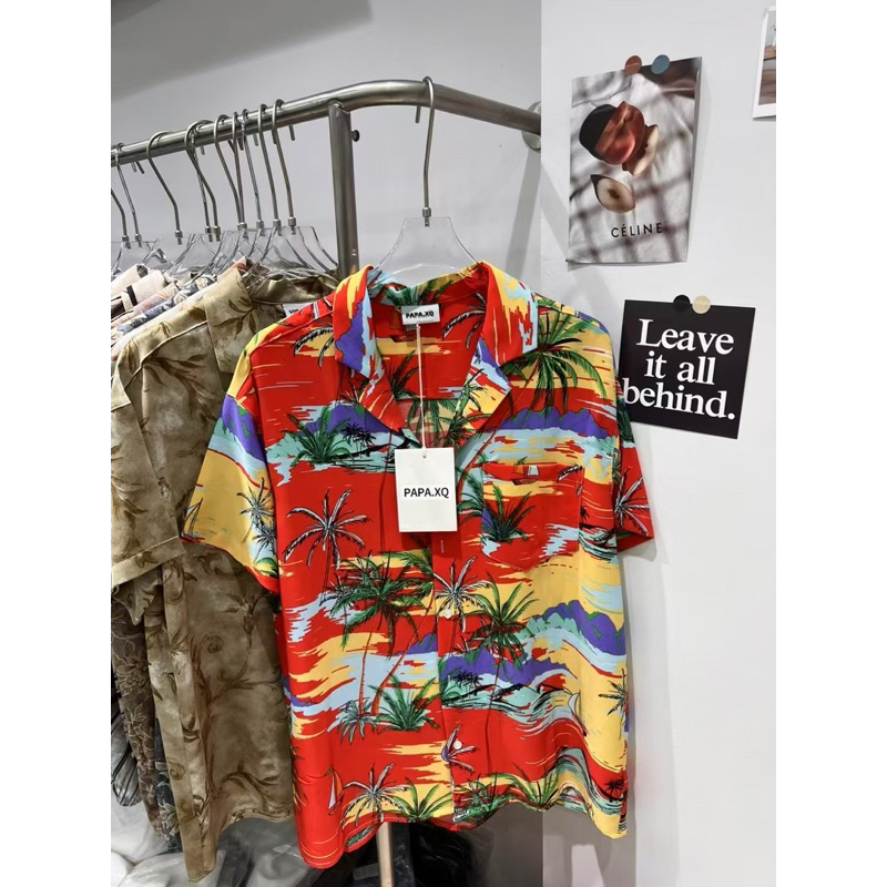 PAPA.XQ SUMMER BEACH SHIRT🏝️⛵️NEW! SUMMER COLLECTION