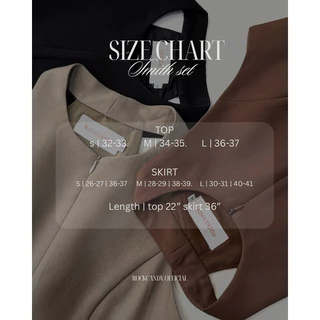 Smith set เช็ตเสื้อกระโปรง