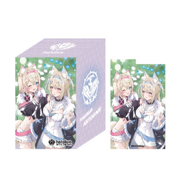 hololive OFFICIAL CARD GAME Official Holo Card Case vol.6 "FUWAMOCO" (กล่องใส่การ์ดพลาสติก)