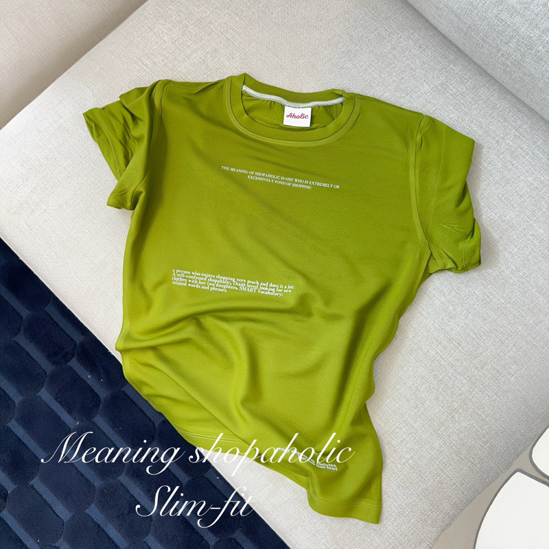 AHOLICBKK | THE MEANING OF SHOP AHOLIC SLIM FIT - เสื้อทรงสลิมฟิต