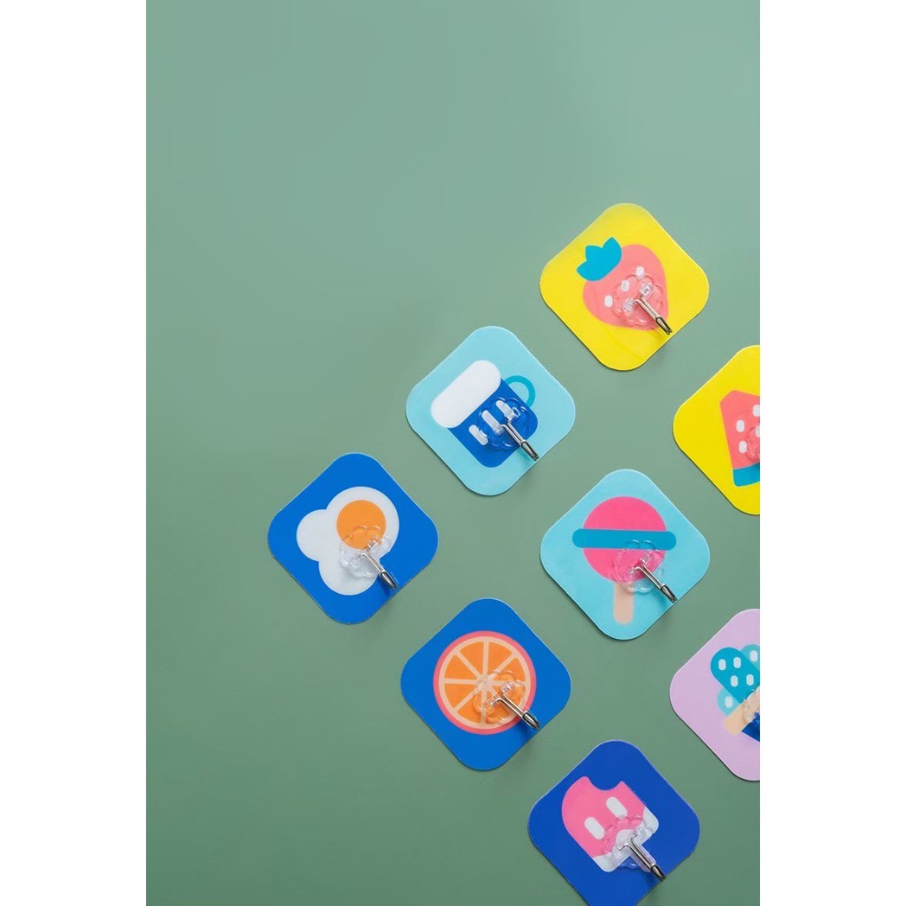 ตะขอแขวนไม้กวาด ที่แขวนไม้กวาดลายการ์ตูน ที่แขวนไม้ถูพื้น ที่แขวนไม้กวาดติดผนัง - รูปที่ 2