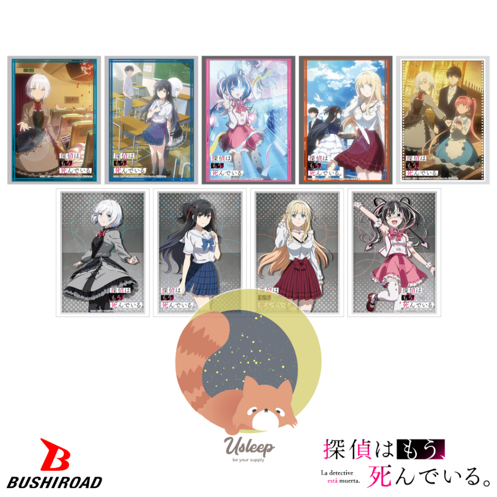เศษสลีฟ Bushiroad Sleeve Tantei wa Mou, Shindeiru : Siesta, Nagisa Natsunagi, Charlotte, Yui Saikawa