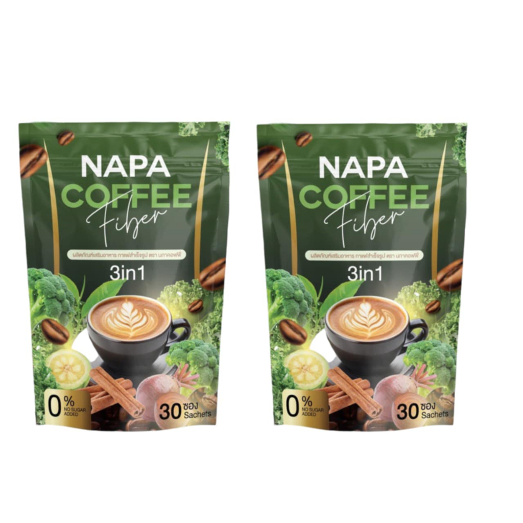 NAPA COFFEE กาแฟผัก นภา แบรนด์นภา บอกลา ท้องผูก ในแก้วเดียว