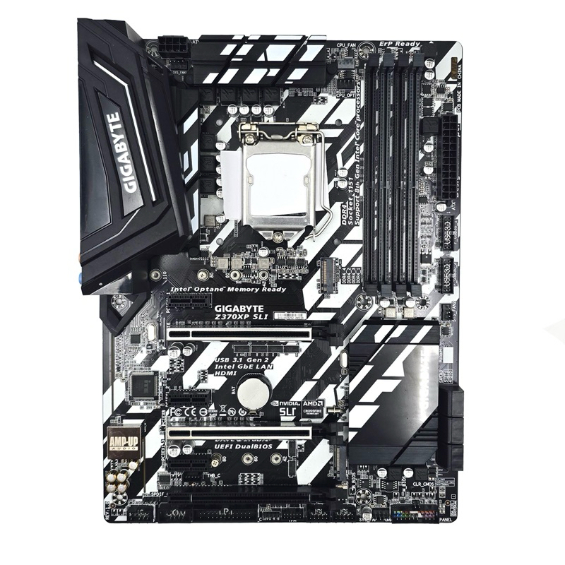 เมนบอร์ด Gigabyte Z370XP SLI DDR4 มือสอง สภาพสวย ใช้งานปกติ ประกัน 90 วัน