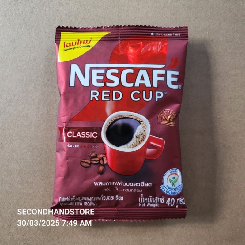 Nescafe เนสกาแฟ RED CUP กาแฟผง กาแฟสำเร็จรูป