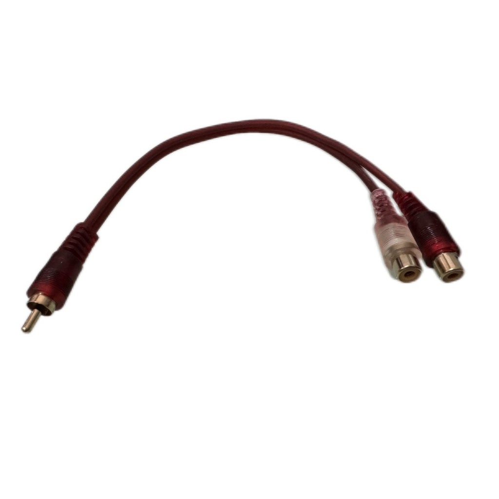 สายสัญญาณ RCA ผู้1 เมีย2 สายพ่วงต่อ สายY สายRCA สายสัญญาณ ทองแดงแท้ 99% สายสัญญาณเสียง สายแจ็ค เครื่องเสียงรถยนต์ - รูปที่ 4