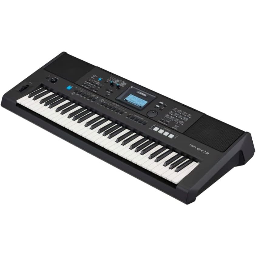 Yamaha คีย์บอร์ดอิเล็กทรอนิกส์ Psr-E473 61 คีย์ การตอบสนองแบบสัมผัสจากญี่ปุ่น
