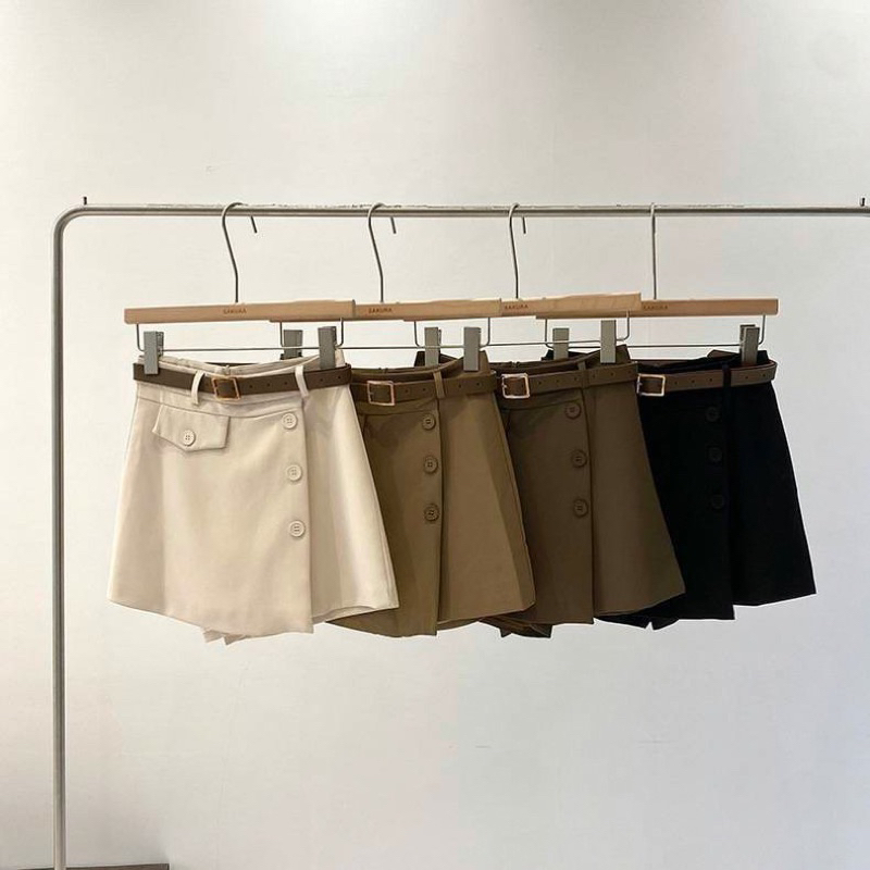 LILY งานป้าย งานนำเข้า กางเกงกระโปรง+เข็มขัด ราคาน่ารัก แมทช์กับอะไรก็สวยค่า