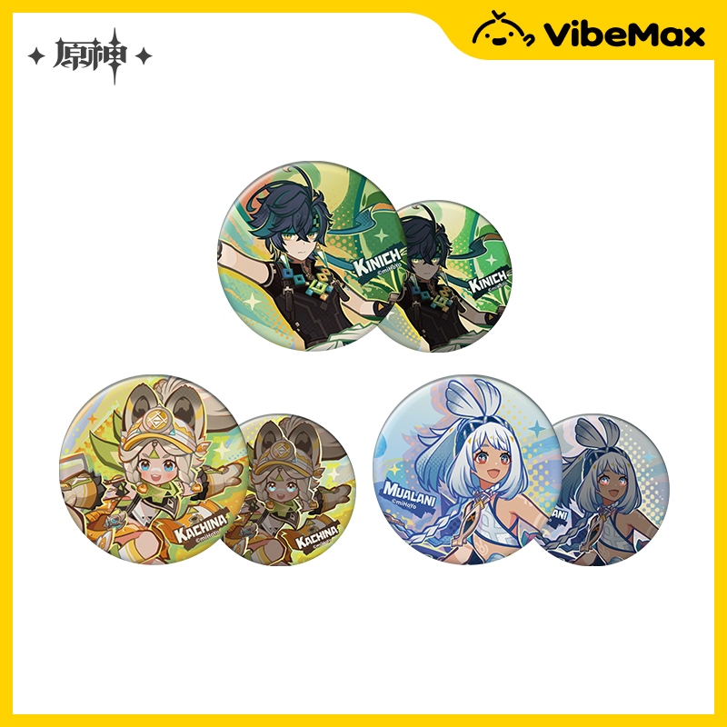 [NEW✨] Genshin Impact Official Traces of Artistry Series เข็มกลัด Kinich Mualani Kachina