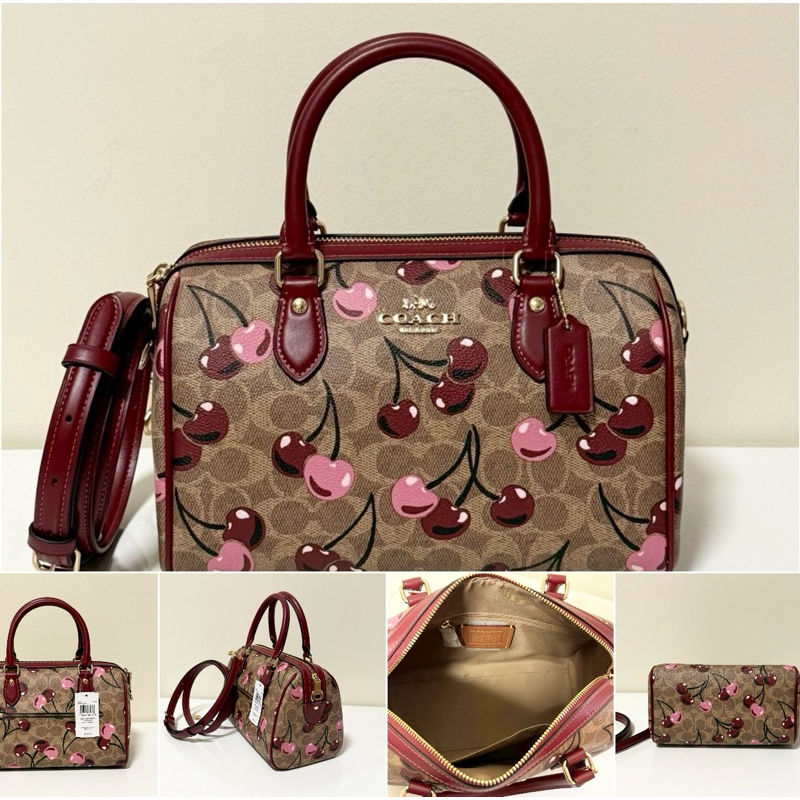 รุ่นใหม่และรุ่นเก่า ROWAN SATCHEL IN SIGNATURE CANVAS CH280 CH486 CR122 หมอน