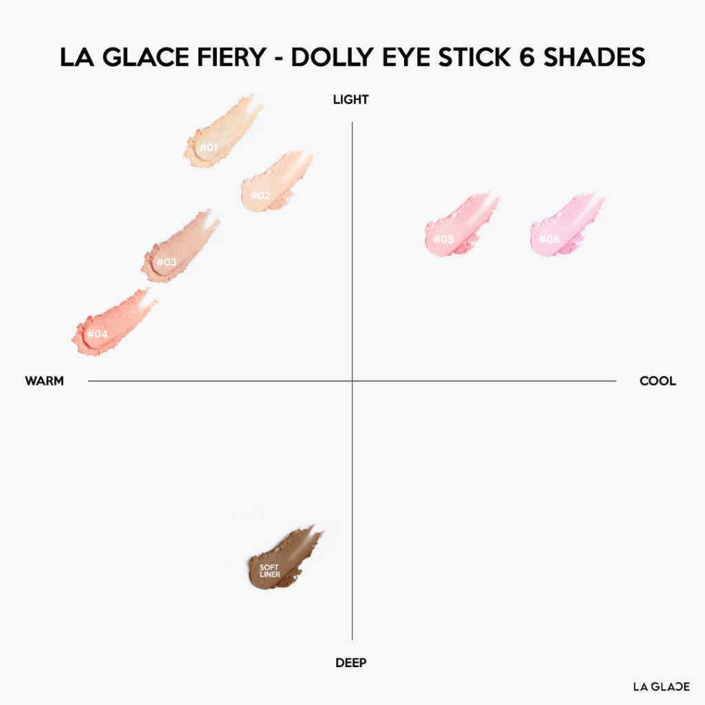 LA GLACE FIERY BABY-DOLLY EYE STICK | ปากกาดอลลี่อายลากลาส 2in1 เขียนง่าย ปากกาดอลลี่อาย thumbnail 8