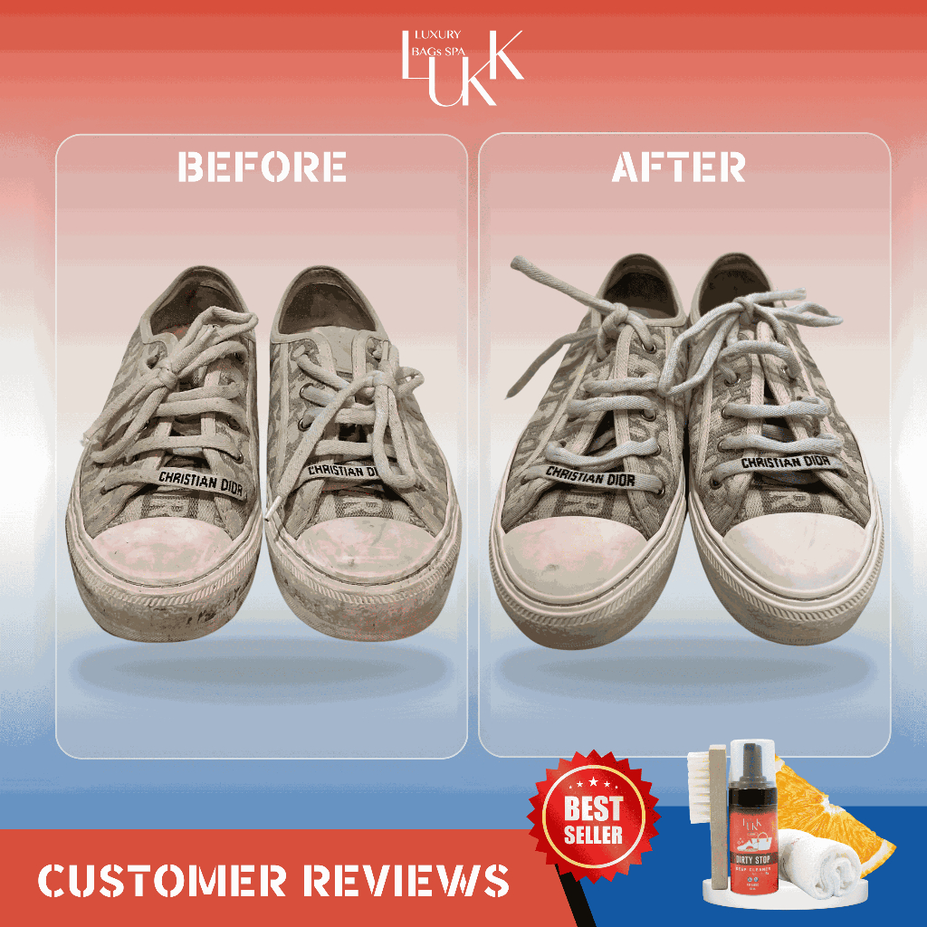 ซักรองเท้า BY LUKK น้ำยาทำความสะอาดรองเท้า สปารองเท้า New Balance 530 สูตร ออแกร์นิค🍊Deep Cleaner