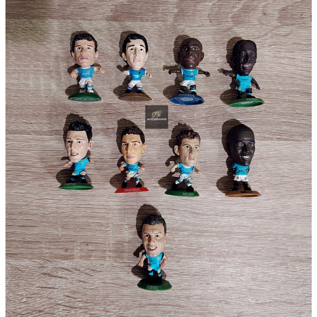 โมเดล Microstars และ SoccerStarz Man City
