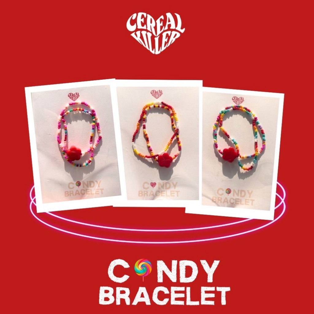 [CEREAL KILLER] สร้อยข้อมือ รุ่น Candy (CK034-CK035-CK036)