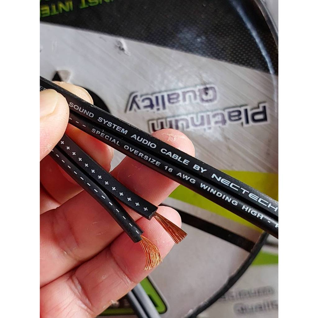 สายลำโพงNECTECHทองแดงแท้(เกรดออดิโอ)14AWGและ16AWG