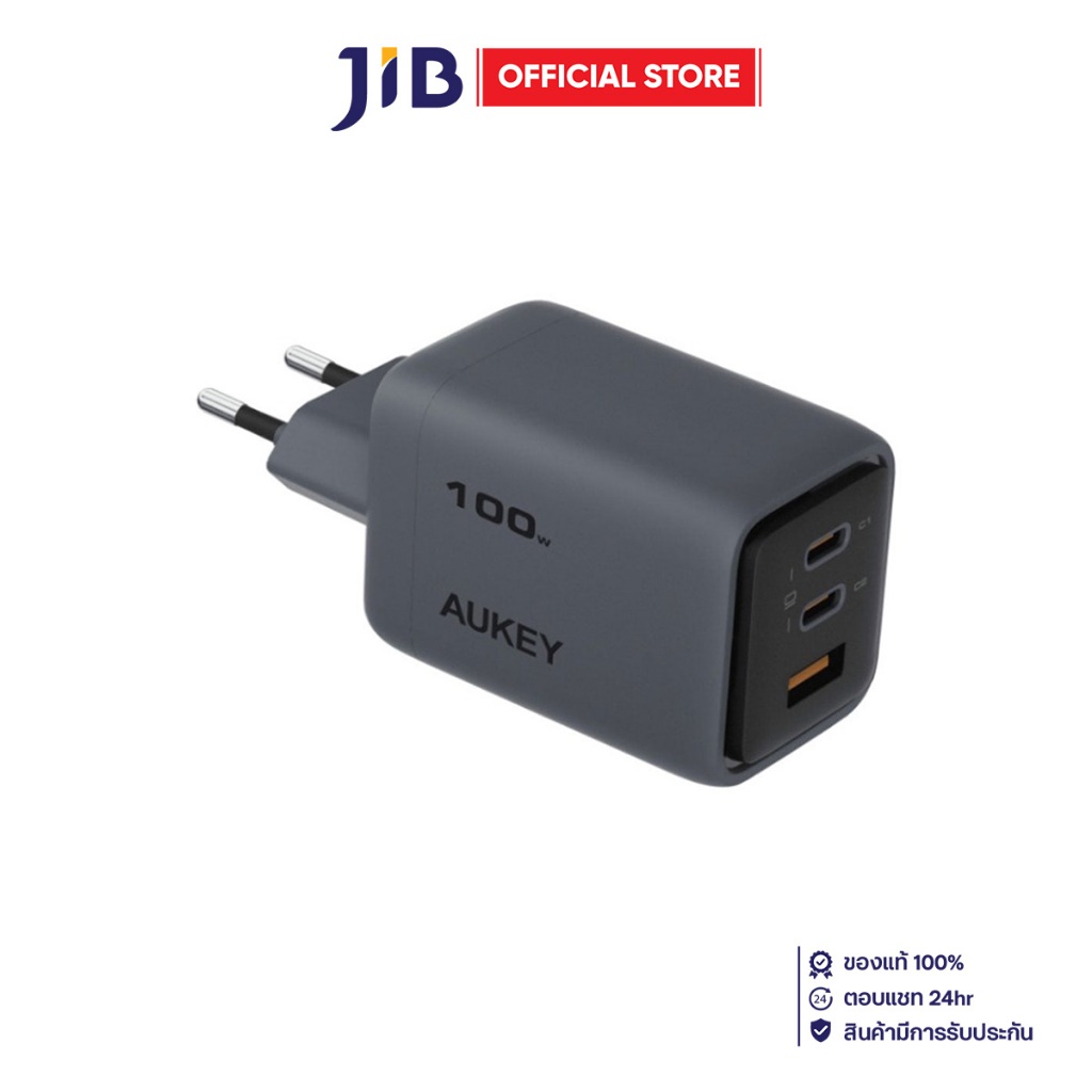 ADAPTER CHARGER (อะแดปเตอร์) AUKEY PA-C5 COMET MIX3 100W - BLACK