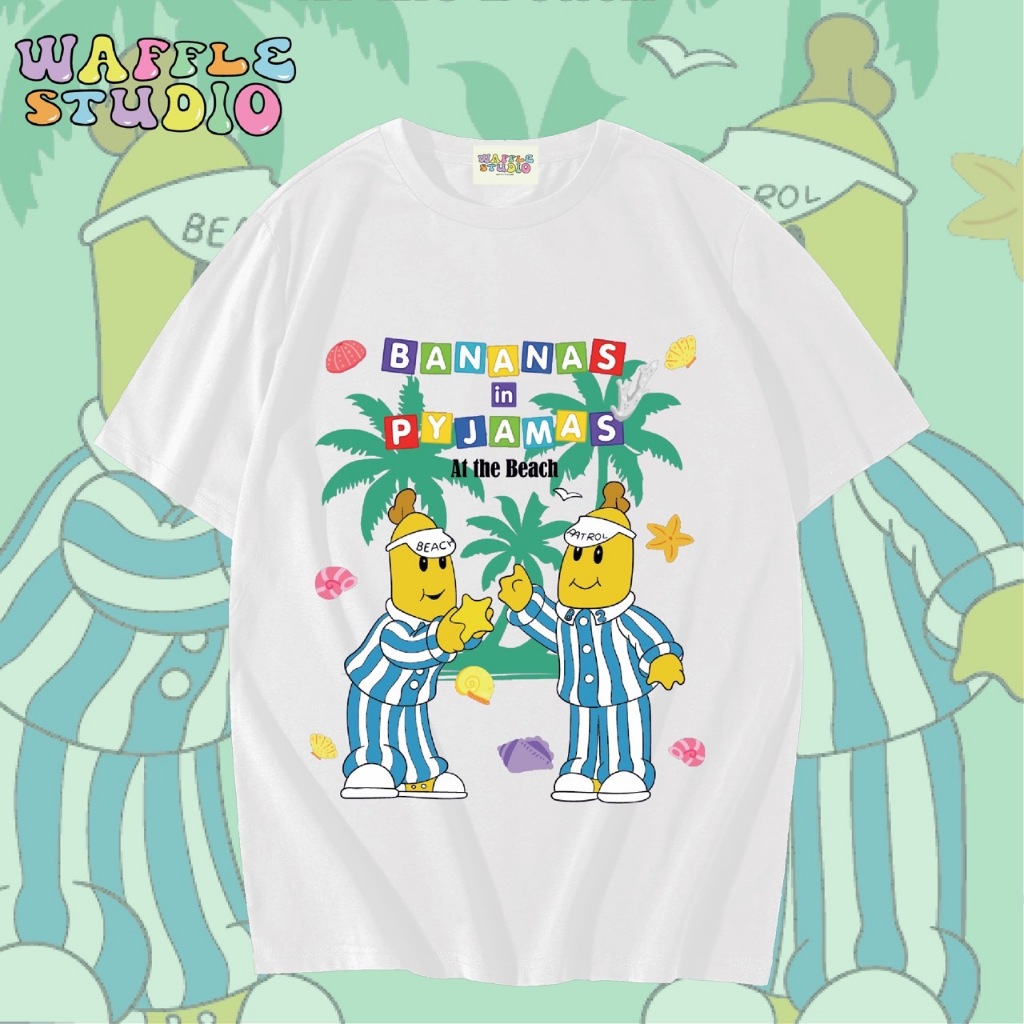 [ ส่งฟรี 🔥 ] WS1503 เสื้อยืดโอเวอร์ไซส์ เสื้อยืดเกาหลี ผ้าคอตตอน 100% เสื้อยืด กล้วยหอมจอมซน Banana 