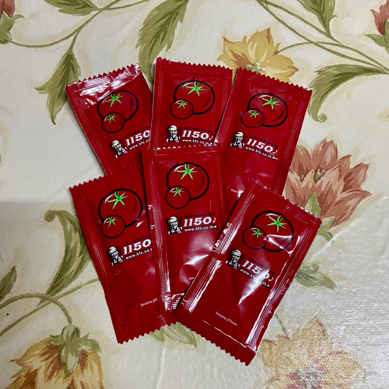 น้ำจิ้มไก่ เคเอฟฟี KFC ซอสมะเขือเทศ ซอสพริก