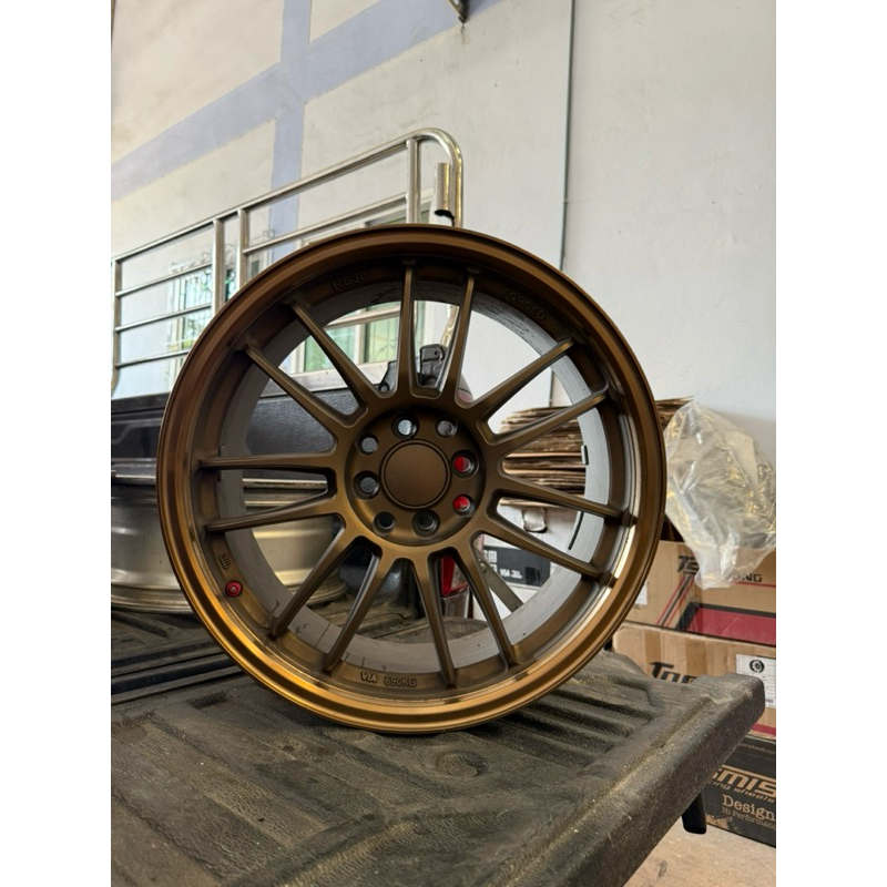 ล้อแม็กซ์ RE30 ขอบ17 4รู100,114 กว้าง 7.5 นิ้ว ราคาต่อวง ซื้อแยกวงได้