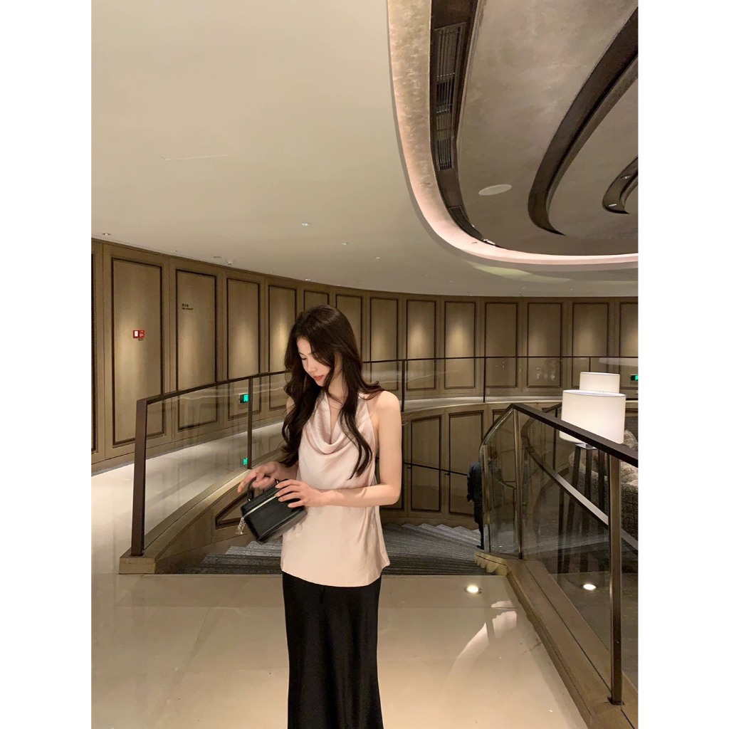 #ป้าย MATINEE M1729 คล้องคอซาตินเนื้อสวย ห้าสีพร้อมส่งดีไซน์เบสิคสวยหรูจัดด่วน 240.- เท่านั้นค่ะ - รูปที่ 3