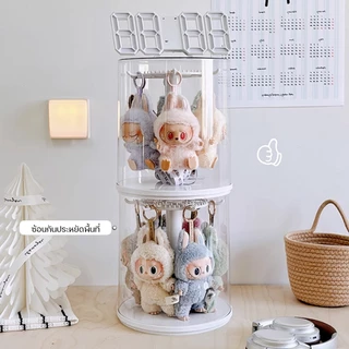 กล่องใส่โมเดล กล่องใส่ตุ๊กตาแบบใส กล่องใส่ art toy หมุนได้360° พลาสติกอย่างดี กันฝุ่น กันน้ำ และมีความโปร่งใสสูง