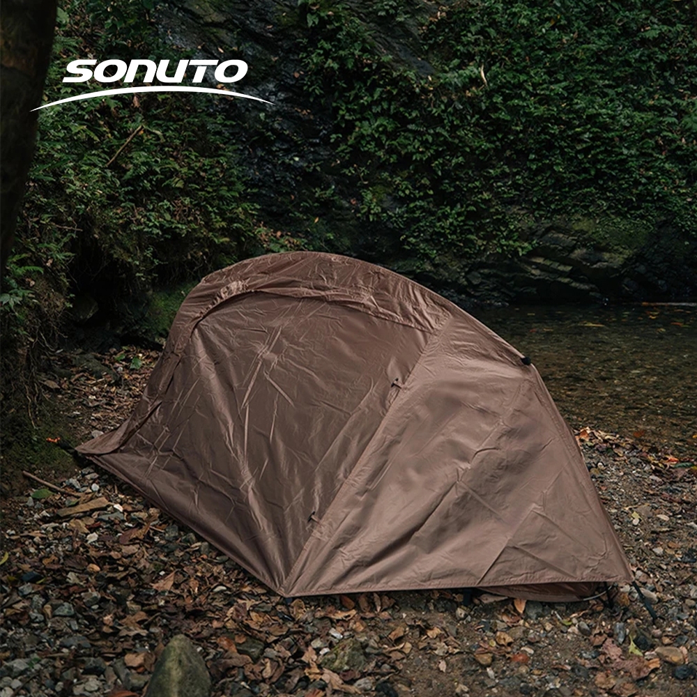 เต็นท์แคมป์ปิ้ง 1-2 คน กันน้ำ โครงอลูมิเนียม น้ำหนักเบา ตั้งง่าย แข็งแรงทนทาน - รูปที่ 4