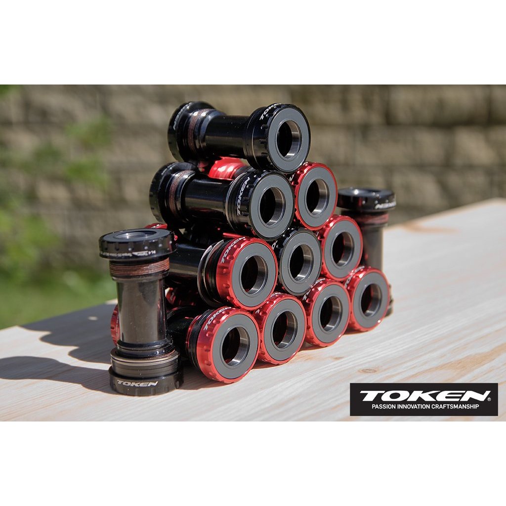 กระโหลกtoken TK877EX เกลียวBSA เกลียวอังกฤษ แกน24มิล ROAD&MTB