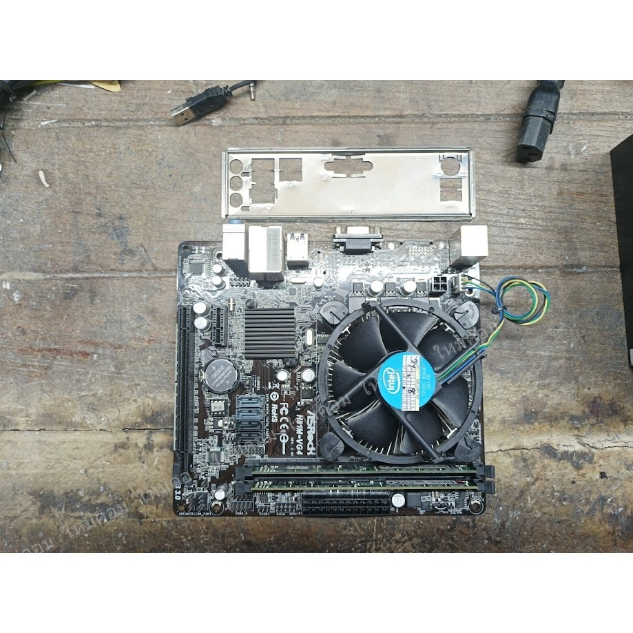 ชุดเมนบอร์ด Intel LGA1150 ASRock + Core i5-4590S 3.30-3.70 GHz. + แรม DDR3 4+4 GB ใช้ได้ปกติถูกๆ 😮😲