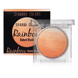(🔥ของแท้/ส่งไว🔥) SIVANNA COLORS Rainbow Baked Blush HF370 | ซีเวนน่า คัลเลอร์ส เรนโบ เบค บรัช