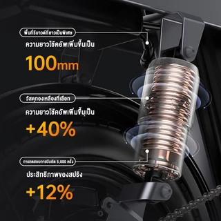 DongC จักรยานไฟฟ้าพับได้ จักรยานไฟฟ้าผู้ใหญ่ จักรยาน​ไฟฟ้า 14 นิ้ว 48V กำลังไฟ 400W ระยะการล่องเรือสูงสุด 30-85KM