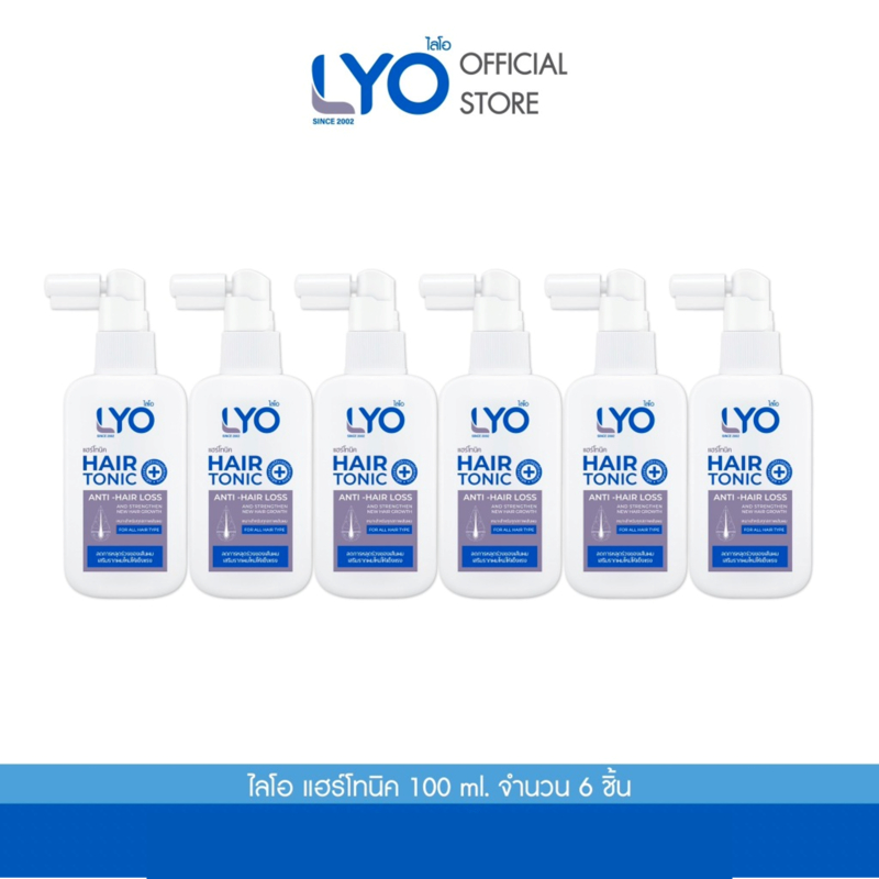 [แพ็ค 6 ขวด] LYO HAIR TONIC  - ไลโอ แฮร์โทนิค (100ml.)