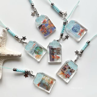 YYRSTUDIOX - Koi fish Omamori keychain 🐟โอมาโมริ เครื่องราง ปลาทอง ของขวัญ ของที่ระลึก