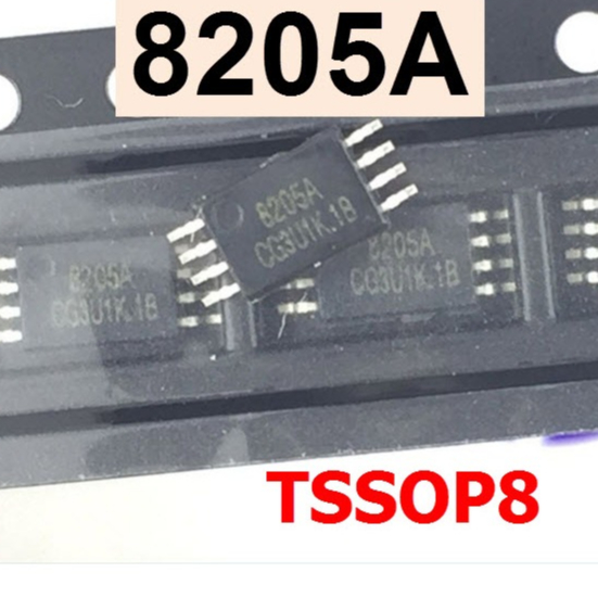 IC 6 ชิ้น ชิปป้องกันแบตเตอรี่ TSSOP8 FS8205A FS8205 CEG8205A CEG8205 TSSOP 8205 8205A แท้ BMS