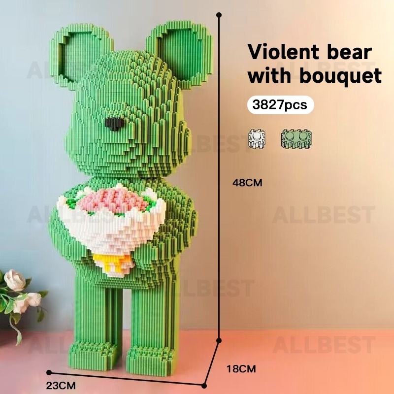 🌸ตัวต่อสุดน่ารัก🌸 นาโนบล็อกการ์ตูน 3D DIY สำหรับเด็ก - รูปที่ 4